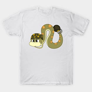 Snake as Soldier with Weapon T-Shirt